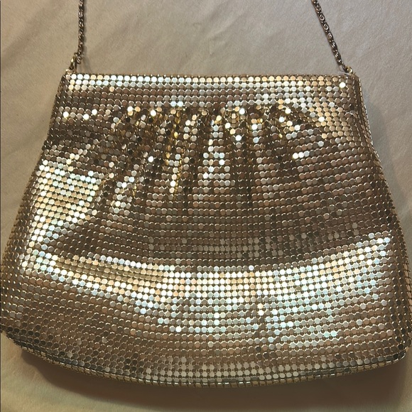 Vintage I.magnin Gold Chainmail Evening Bag